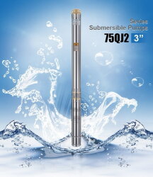 3 Zoll Tiefbrunnenpumpe 75 QJ217-0,55 400V 3~