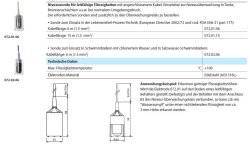 Finder Sonde für Pumpensteuerungen 1Skt.15m Anschlusskabel 072.01.15