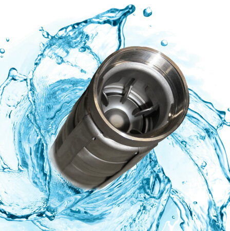 8 Zoll Tiefbrunnenpumpe WPS 130-3, AISI 304, mit 6"WPM gekapselter wassergefüllter Motor, 30kW, 40HP, 50Hz Stern Dreick