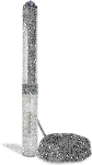 Tiefbrunnenpumpe ZDS   QPGO.3-13 Version in Technopolymer QPGO.P-Ausführung in 240V O2-ohne Pumpenschutz DRP-mit Kurzkabel 1,5m