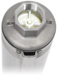 Tiefbrunnenpumpe ZDS   QPGO.3-13 Version in Edelstahl QPGO.X-Ausführung in 240V O2-ohne Pumpenschutz DRP-mit Anschlusskabel 15m