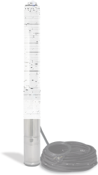 Tiefbrunnenpumpe ZDS   QPGO.5-8 Version in Edelstahl QPGO.X-Ausführung in 240V O2-ohne Pumpenschutz DRP-mit Anschlusskabel 30m