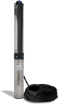 Tiefbrunnenpumpe ZDS   QPGO.3-9 Version in Edelstahl QPGO.X-Ausführung in 380-400V OT-Mit Pumpenschutz DRP für Drehstrom OT-mit Anschlusskabel 15m