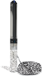 Tiefbrunnenpumpe ZDS   QPGO.5-13 Version in Edelstahl QPGO.X-Ausführung in 380-400V OT-Mit Pumpenschutz DRP für Drehstrom OT-mit Anschlusskabel 30m