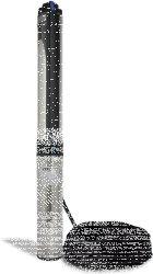 Tiefbrunnenpumpe ZDS   QPGO.X.8-12 ohne Pumpenschutz DRP-Ausführung in 380-400V OT-mit Kurzkabel 1,5m
