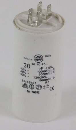 Kondensator für 240V Tiefbrunnenpumpen Kondensator 25µF