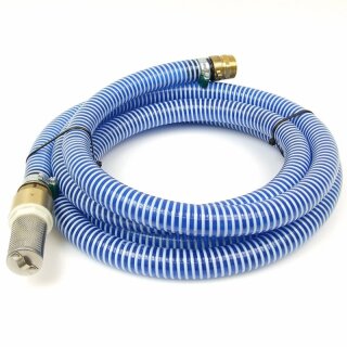 mit Saugschlauchgarnitur 4m incl. Reduzierstück 1 1/4"AG 1"IG