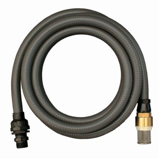 mit Saugschlauchgarnitur 7m incl. Reduzierstück 1 1/4"AG 1"IG